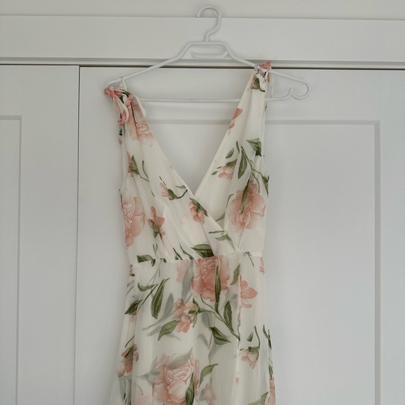 Lulus White Floral Print Maxi Dress - Picture 4 of 16